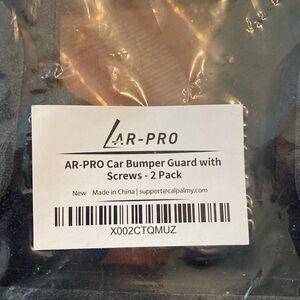 All black License plate frames (front and back)